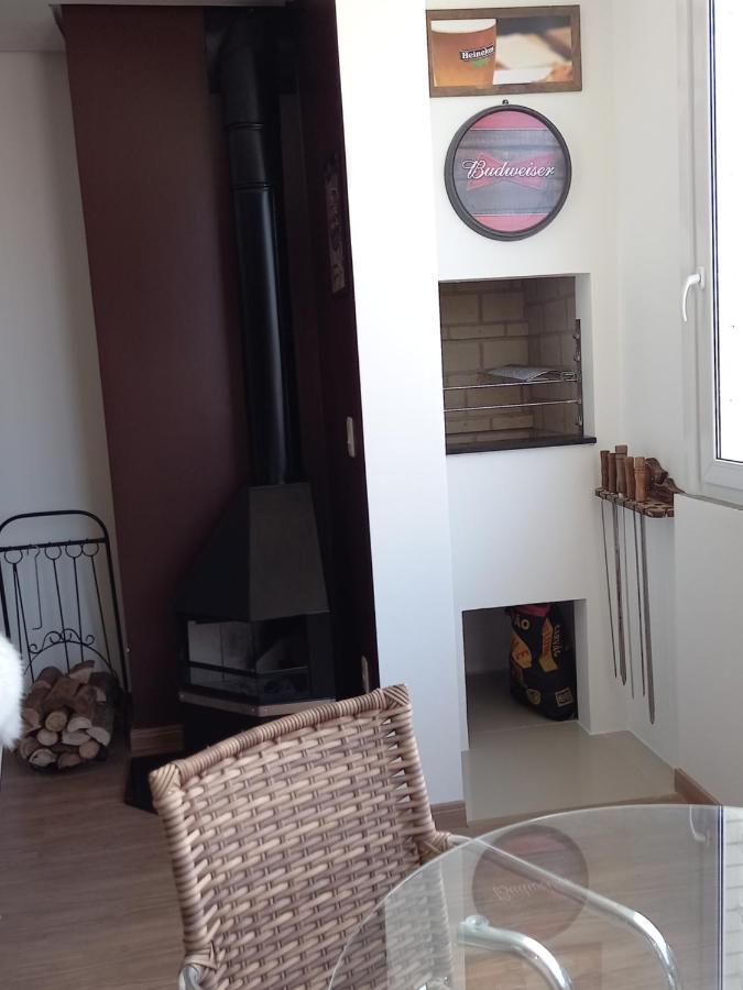 Gramado - Apartamento Aconchegante Com Lareira E Churrasqueira Extérieur photo